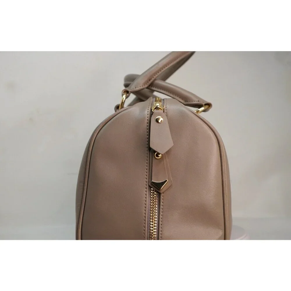 NWOT Cuore & Pelle  Leather Satchel Bag 2 Handles + Crossbody Strap Purse - Picture 2 of 8